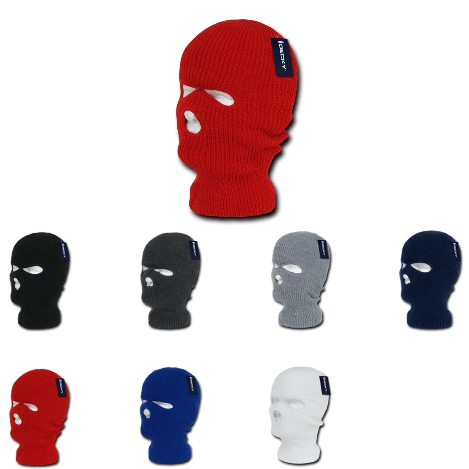 1 Dozen Tactical 3 Hole Face Masks Balaclava Beanies Wholesale Lots