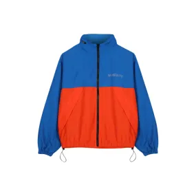 3M Logo Printed Nylon Zip Up Shell (Blue/Orange)