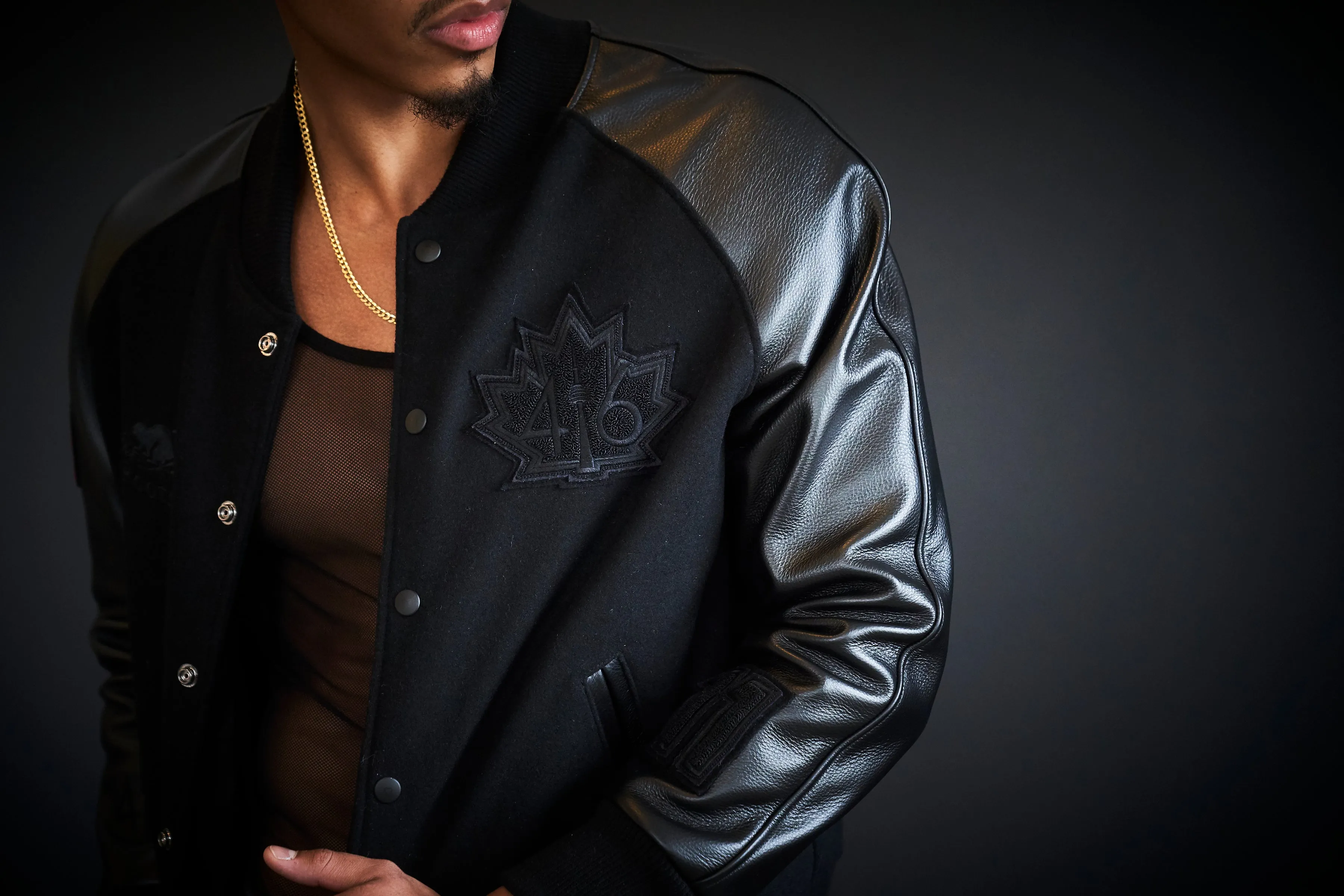 416 Roots Awards Jacket - Men's Black