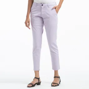 Adjustable Ladies Chinos - violet