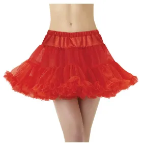 Adult Standard Full Petticoat- Red