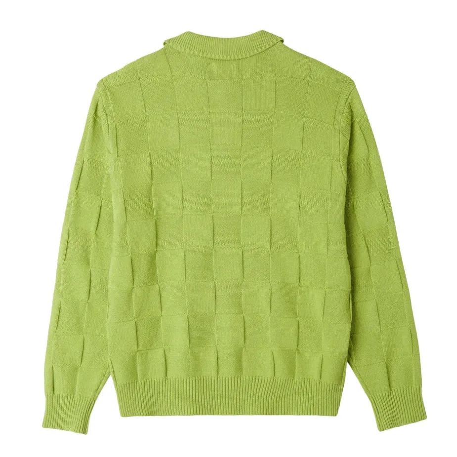 Albert polo sweater Tarragon green multi