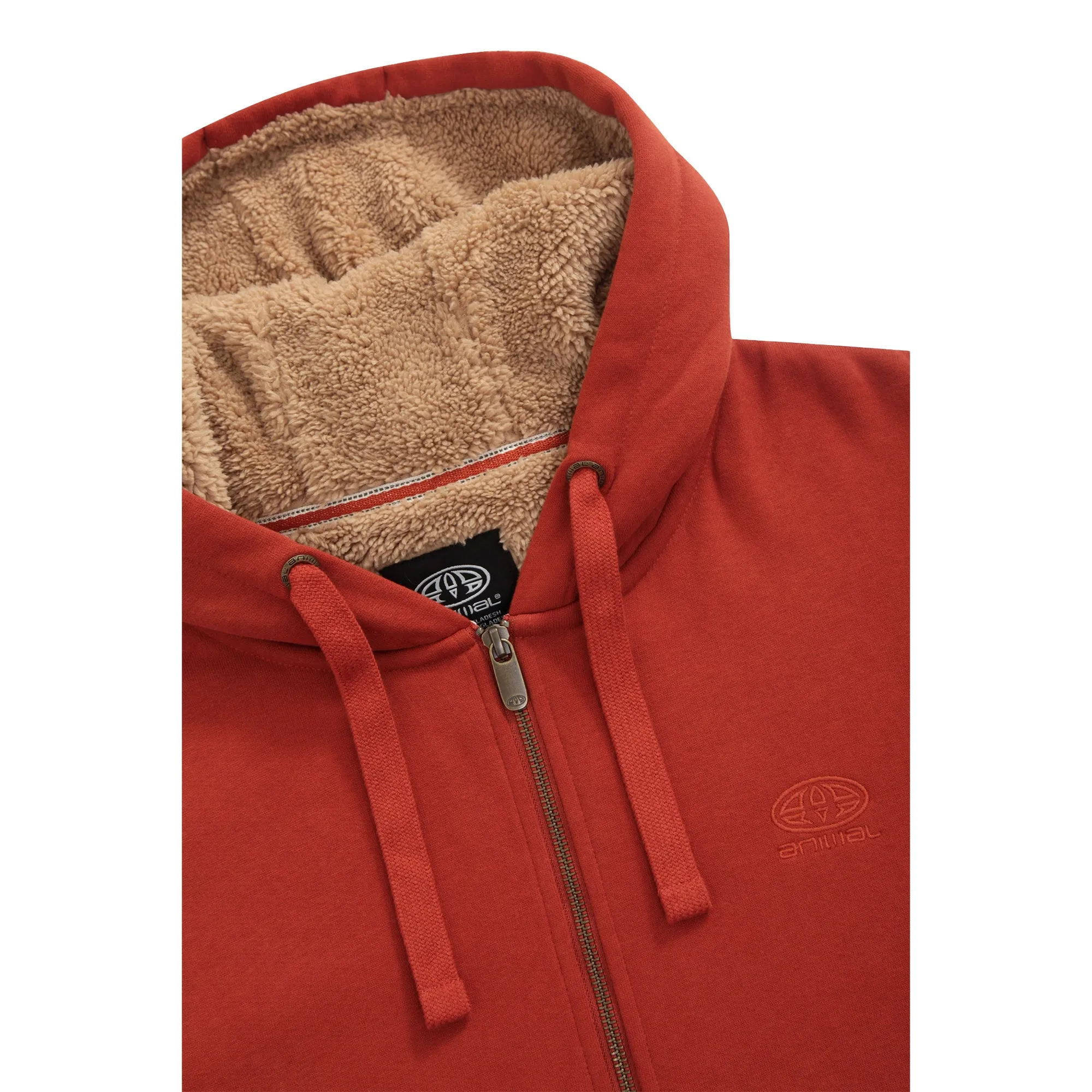 Animal Mens Samuel Organic Relaxed Fit Hoodie