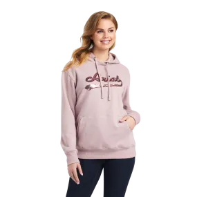 Ariat Women's Nostalgia Rose Heather Real Sequin Logo Hoodie