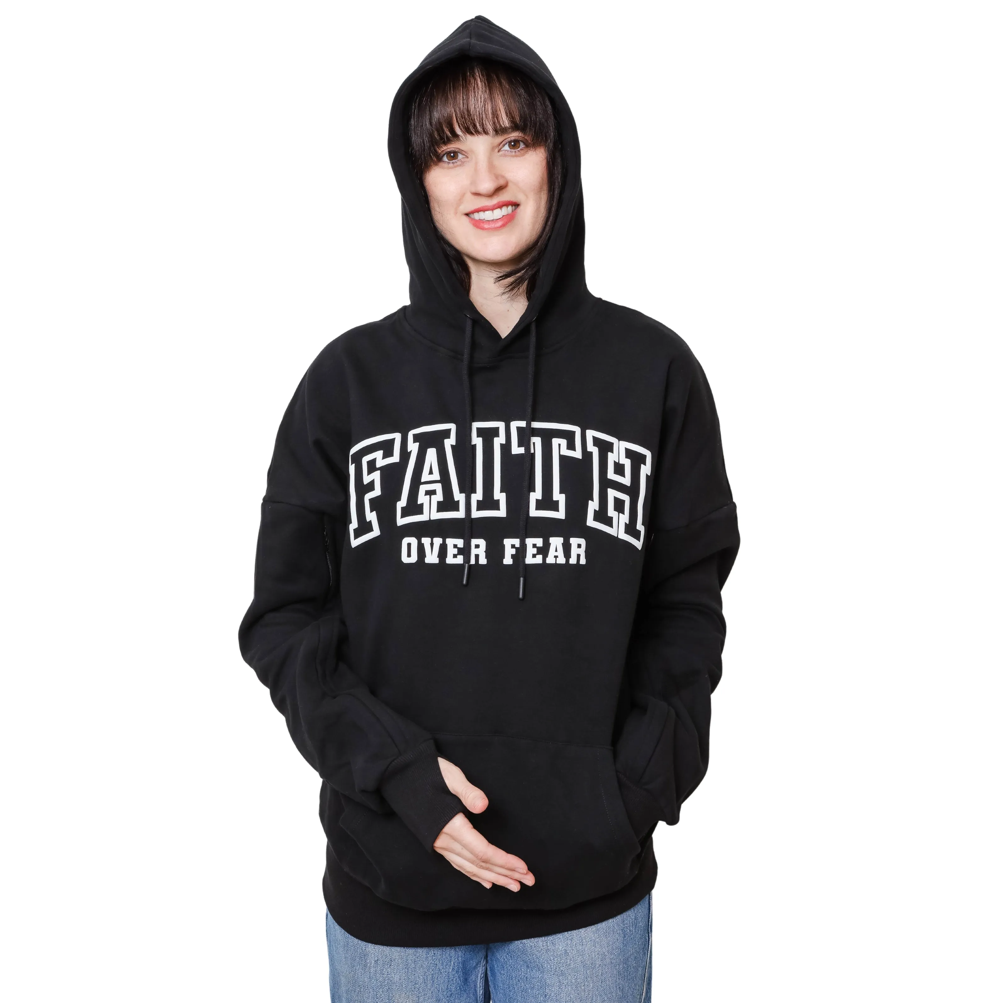 Arm Access Pullover Hoodies. For Men and Women