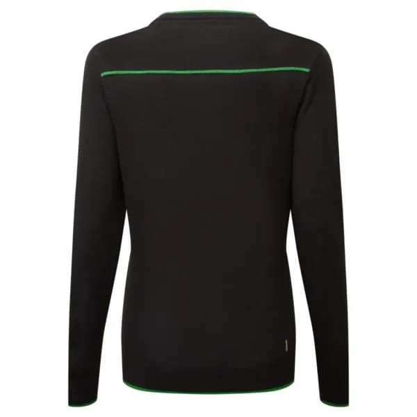 Automobili Lamborghini Squadra Corse Women's Team Knitted Sweater - Black