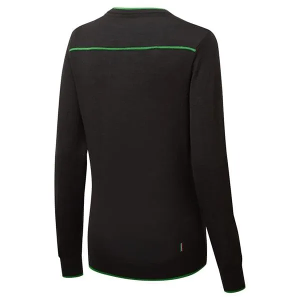 Automobili Lamborghini Squadra Corse Women's Team Knitted Sweater - Black