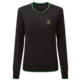 Automobili Lamborghini Squadra Corse Women's Team Knitted Sweater - Black