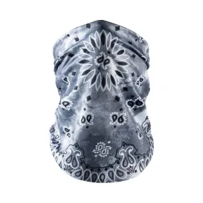 Bandana Face Mask - Grey Paisley Tie Dye (Available online only)