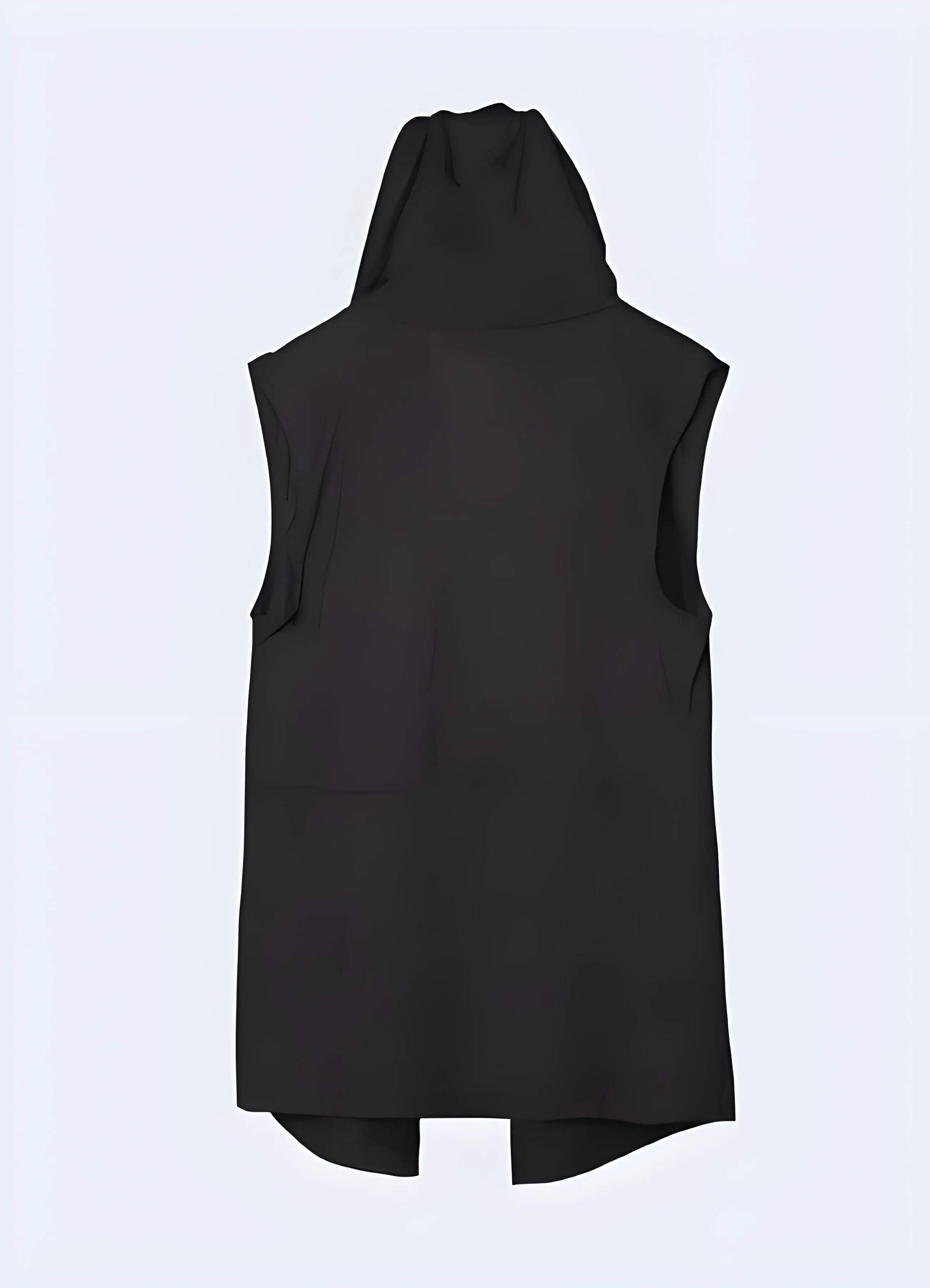 Black Sleeveless Jacket