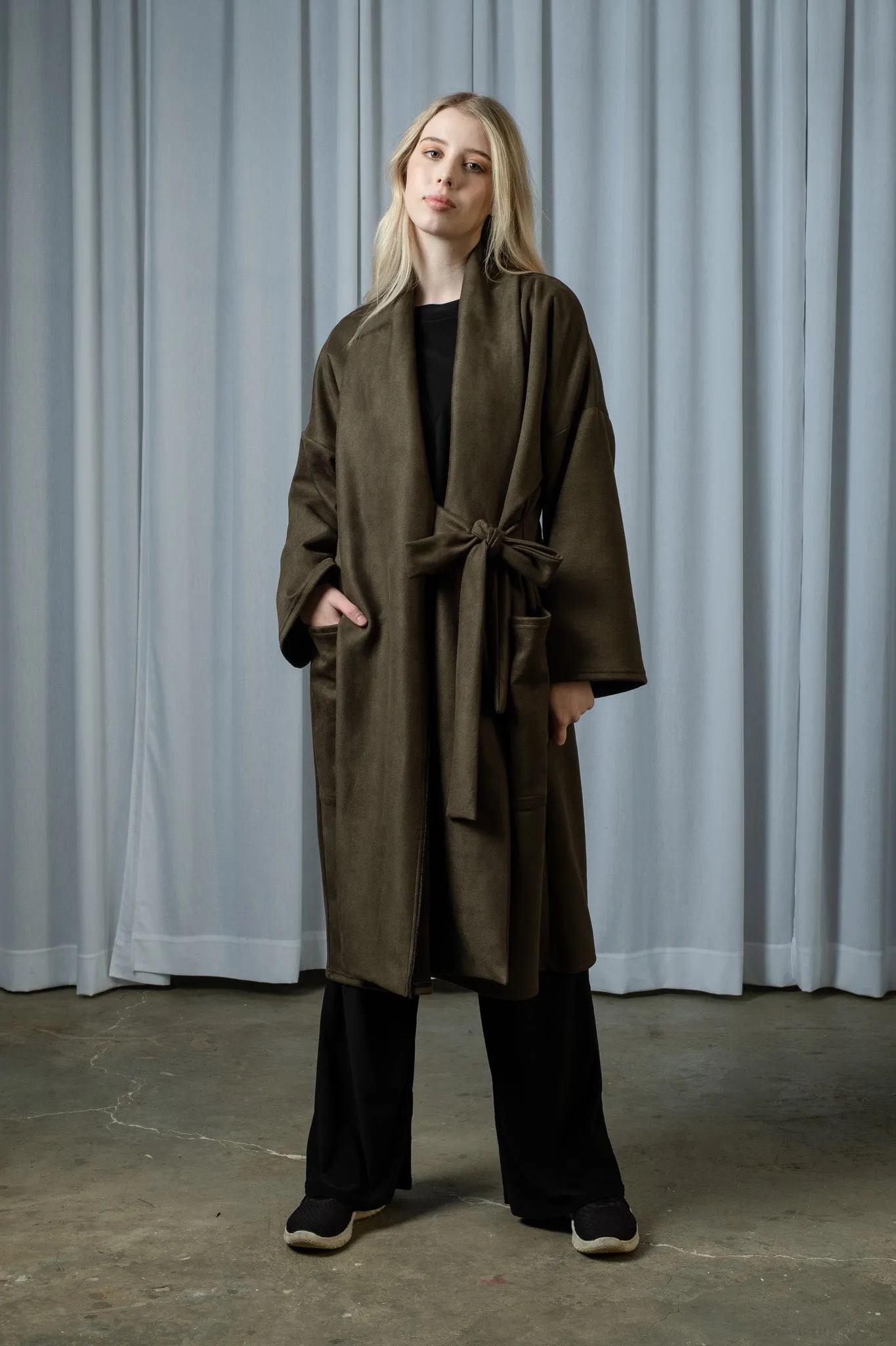 Bow Coat | Olive