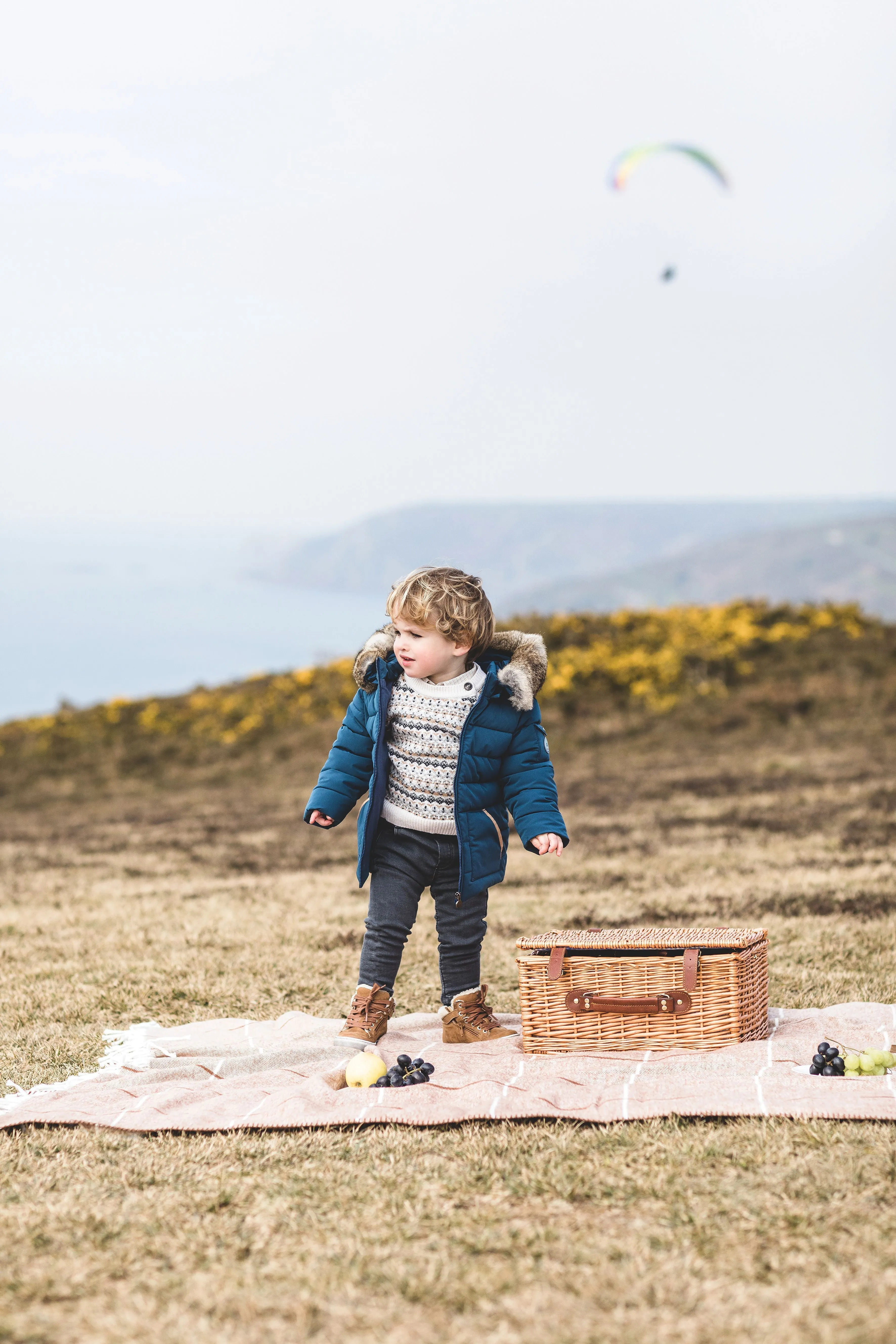 Boys Blue Puffer Jacket