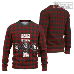 Bruce Old Tartan Ugly Sweater with Family Crest DNA In Me Style