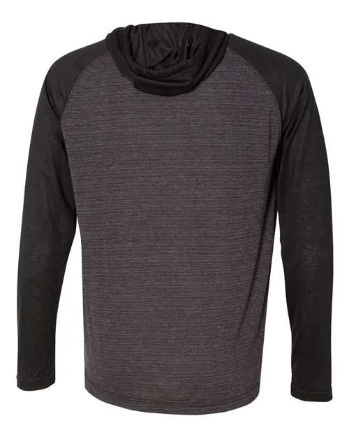 Burnside Men's Yarn-Dyed Hooded Raglan T-Shirt