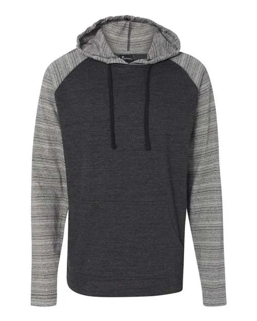 Burnside Men's Yarn-Dyed Hooded Raglan T-Shirt