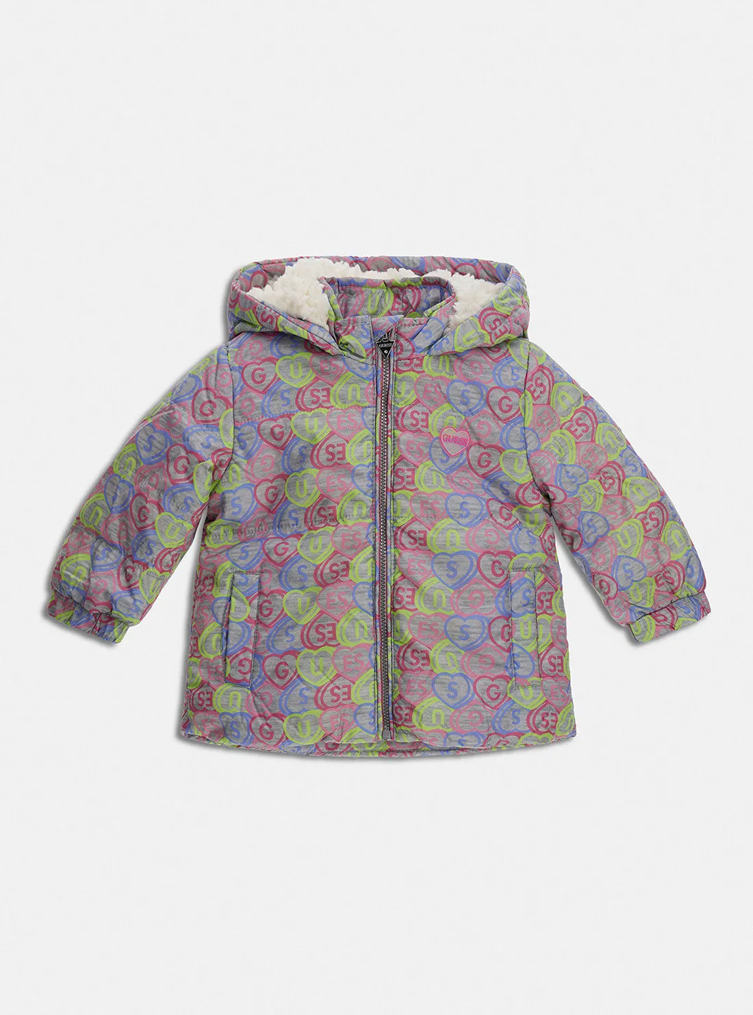 Captured Heart Puffer Jacket (3-18m)