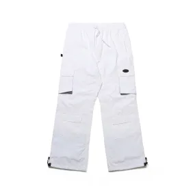 CARGO POCKET BOX TRACK PANTS WHITE