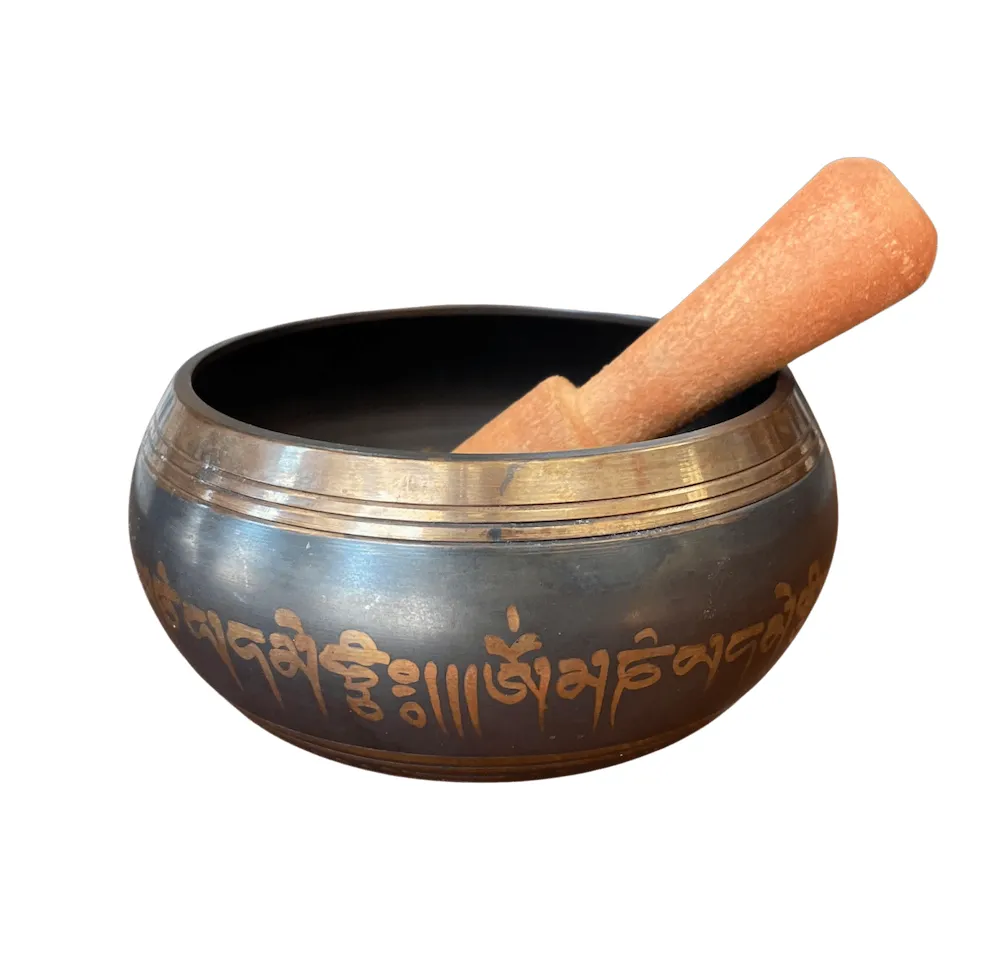 Carved Singing Bowl by US Sherpa