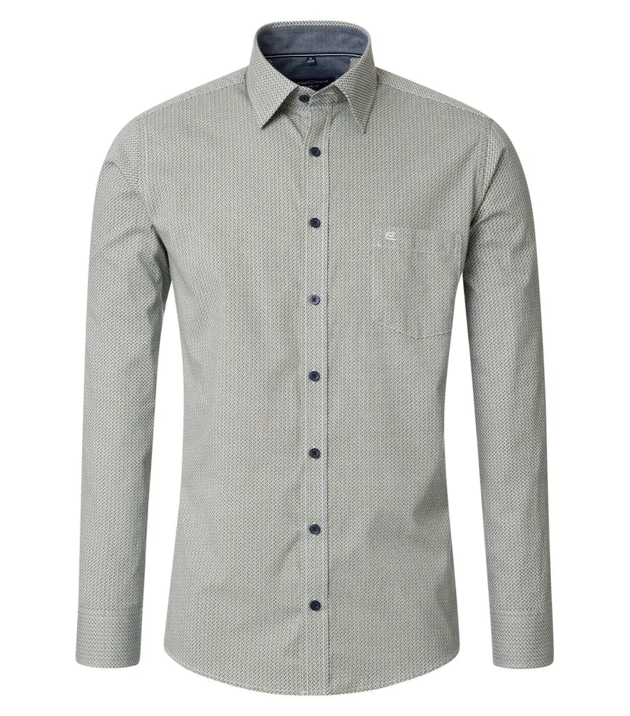 Casa Moda - Kent Casual Fit Shirt, Green Milieu