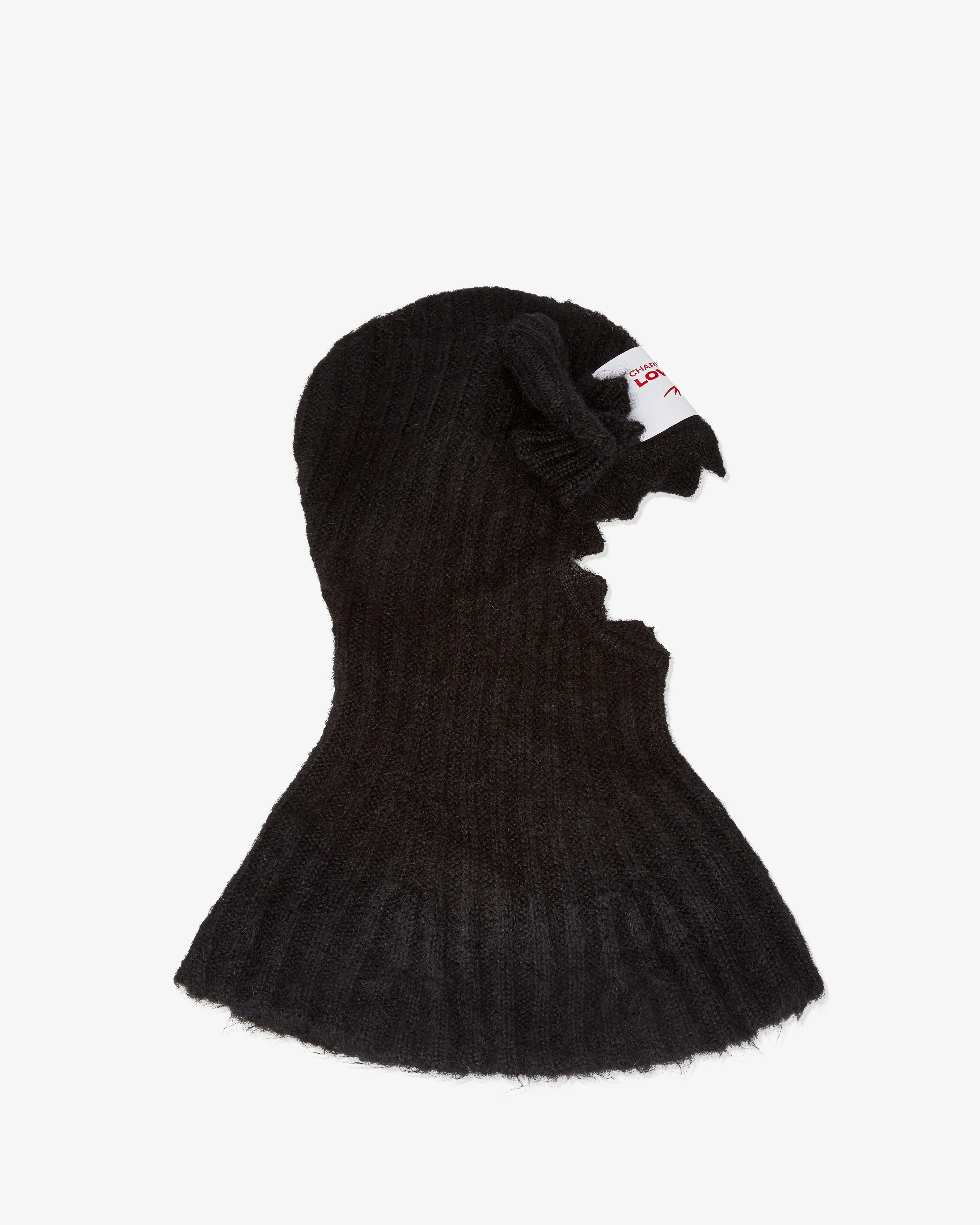 Charles Jeffrey - Men's Mohair Croco Balaclava - (Black)