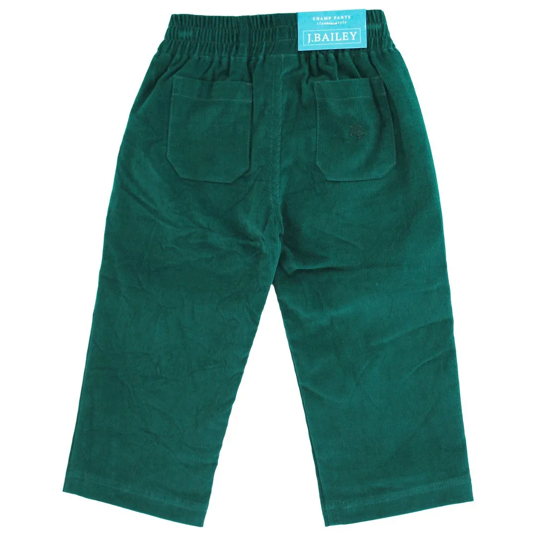 Charlie Pull On Pant - Clover Corduroy