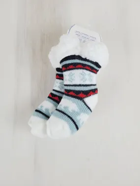 CHIKITOE SHERPA LINED SOCKS 12-24M PRE-LOVED