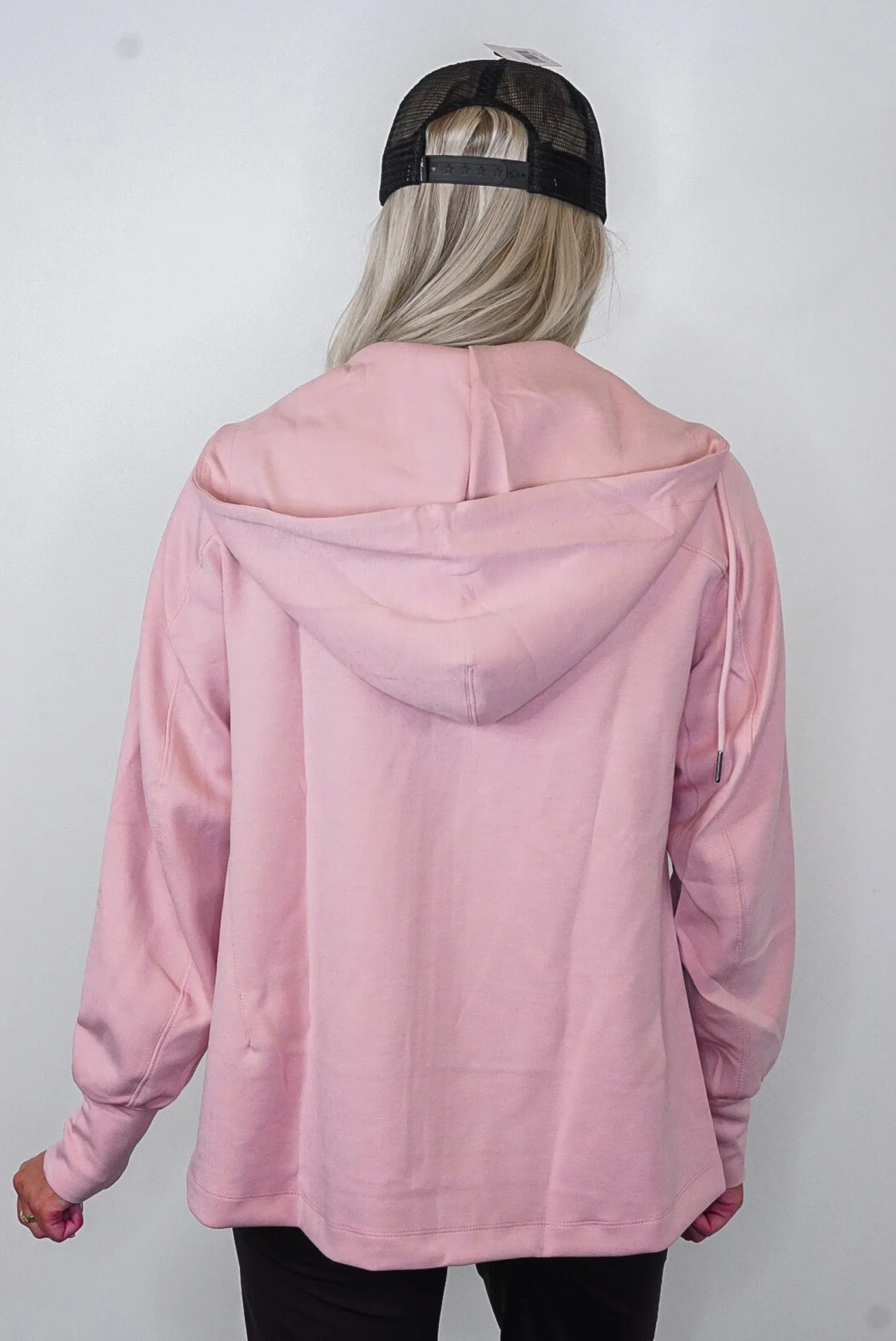 Chilly Mornings Pink Hoodie Jacket