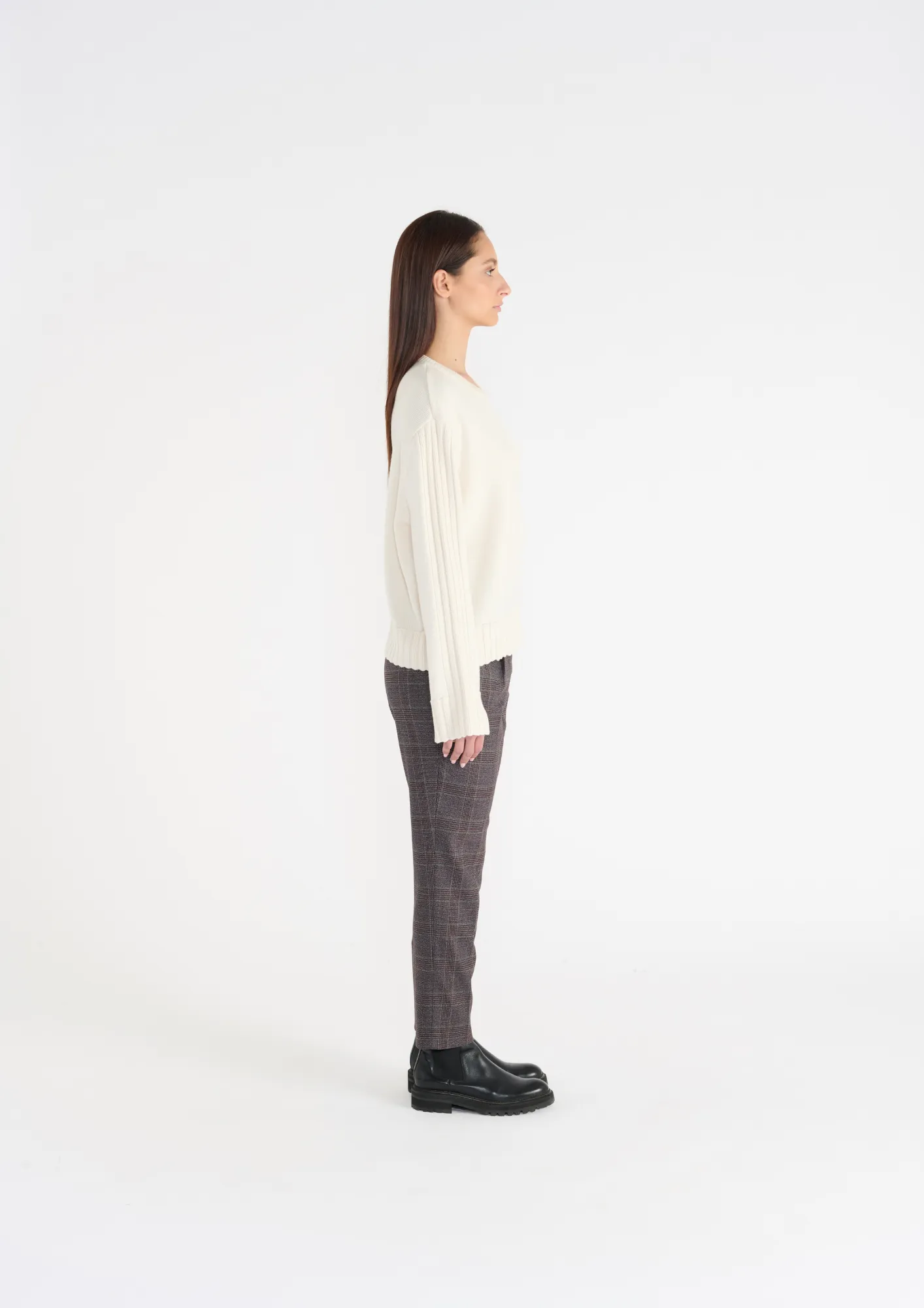 Claudia Knit Off White