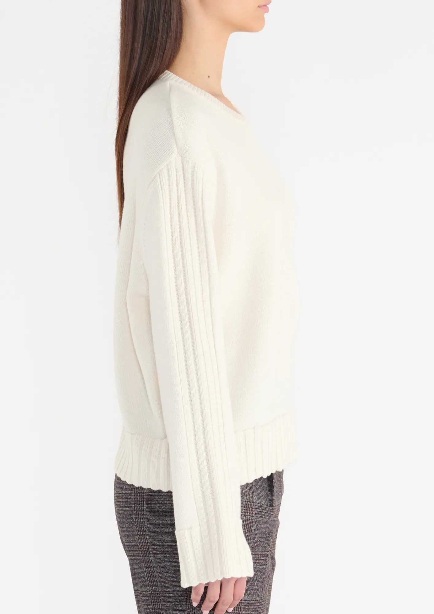 Claudia Knit Off White