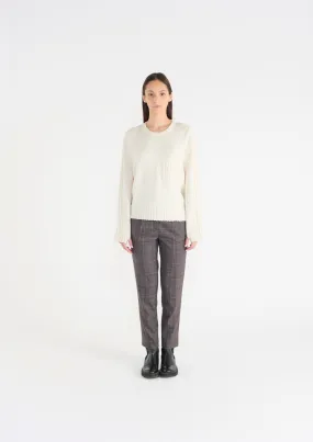 Claudia Knit Off White