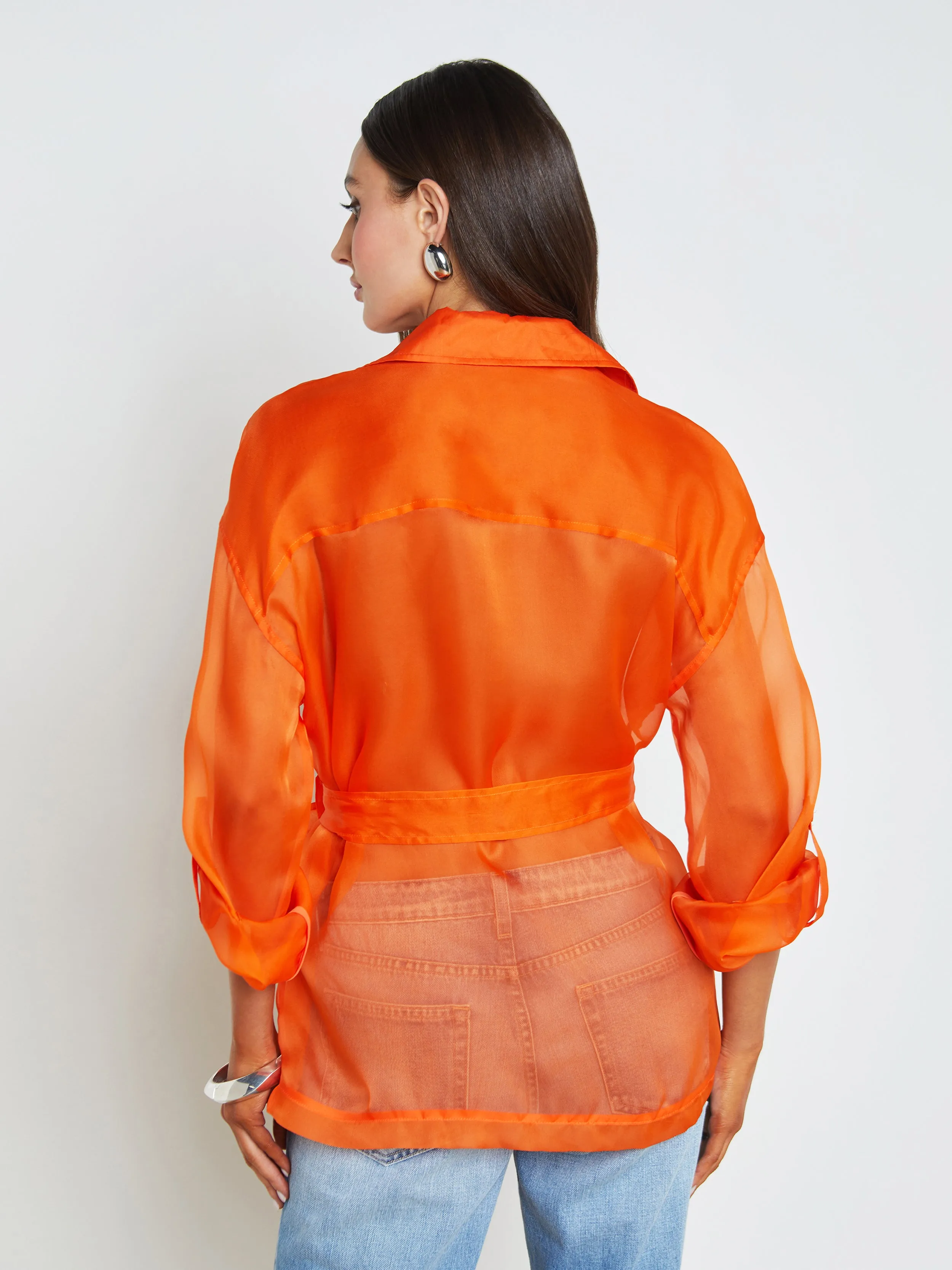 Colson Silk Organza Jacket