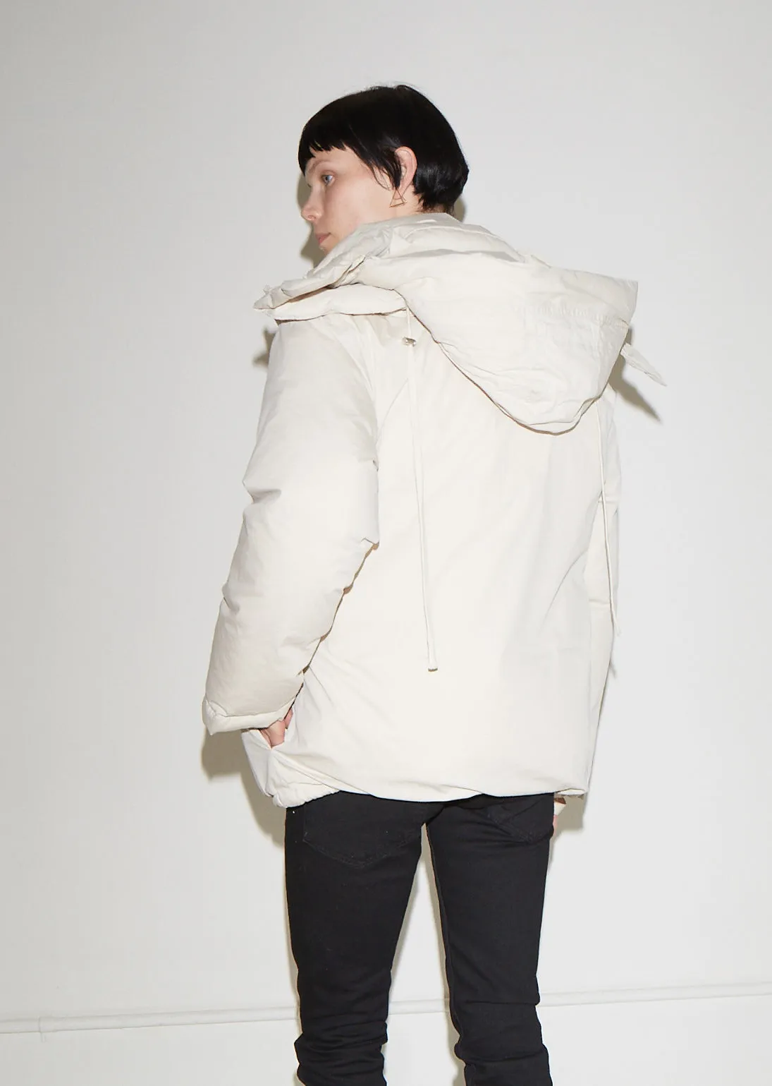 Convertible Cotton Puffer Jacket