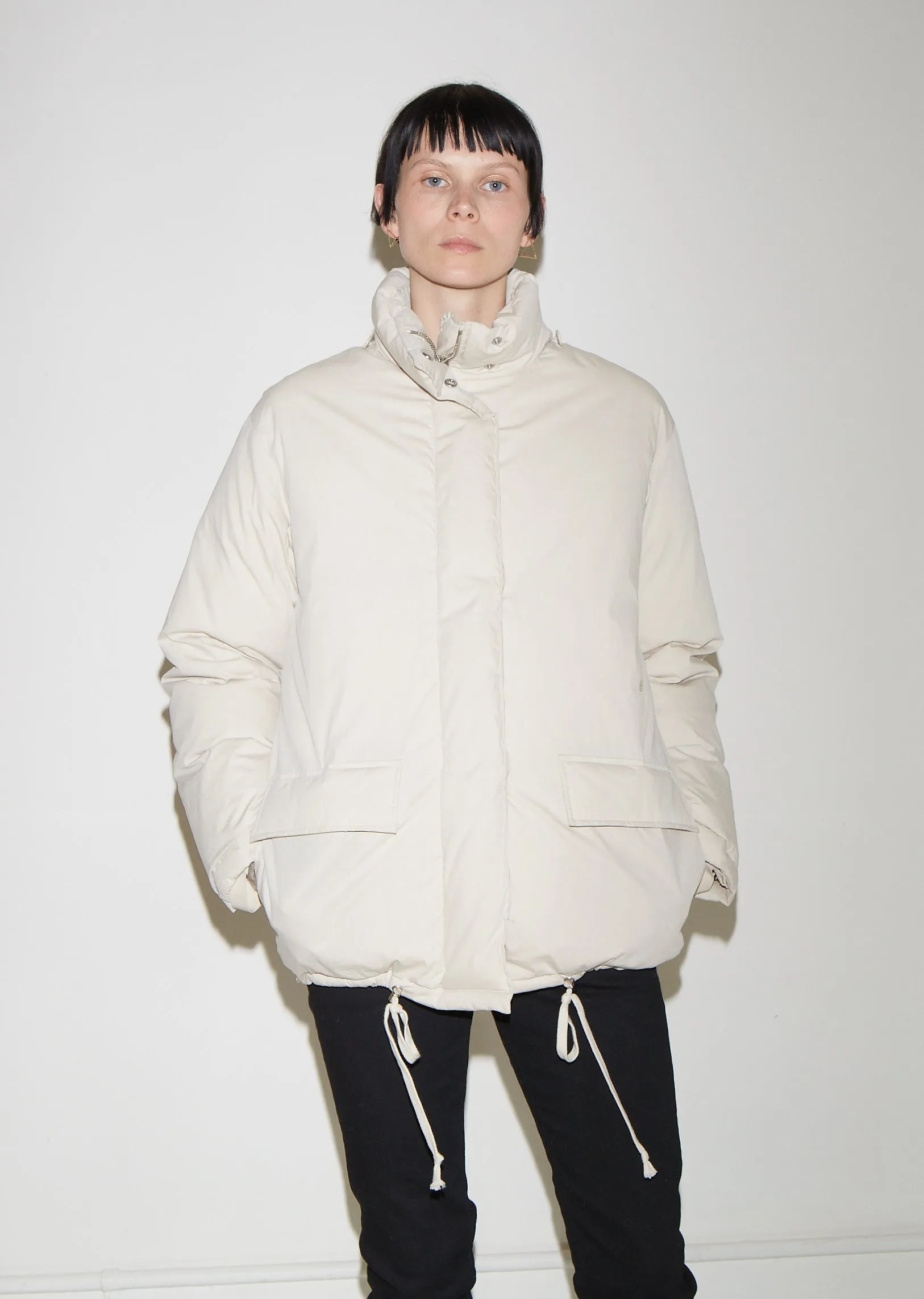 Convertible Cotton Puffer Jacket