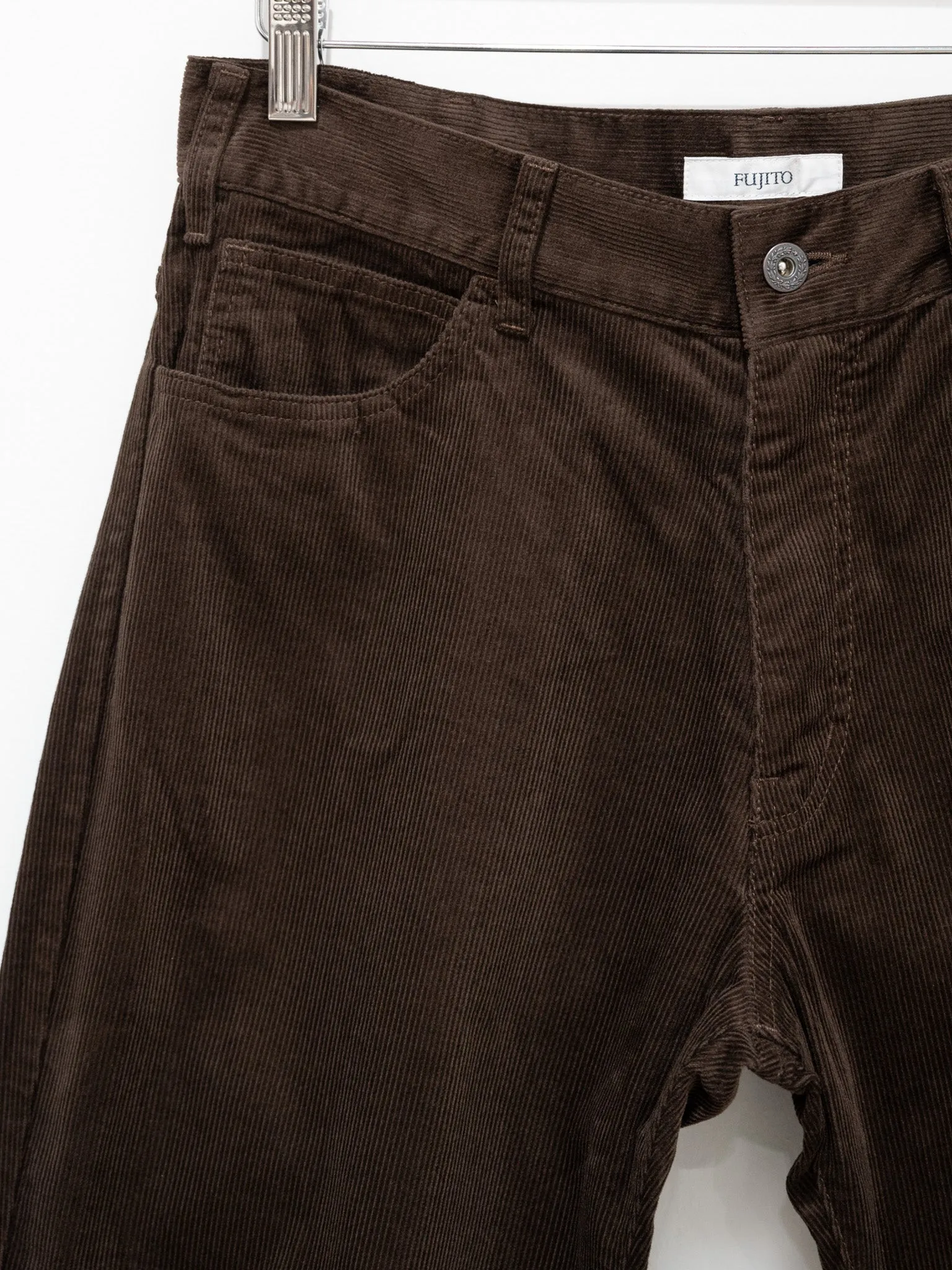 Corduroy Cowboy Pants - Brown