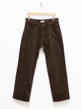 Corduroy Cowboy Pants - Brown