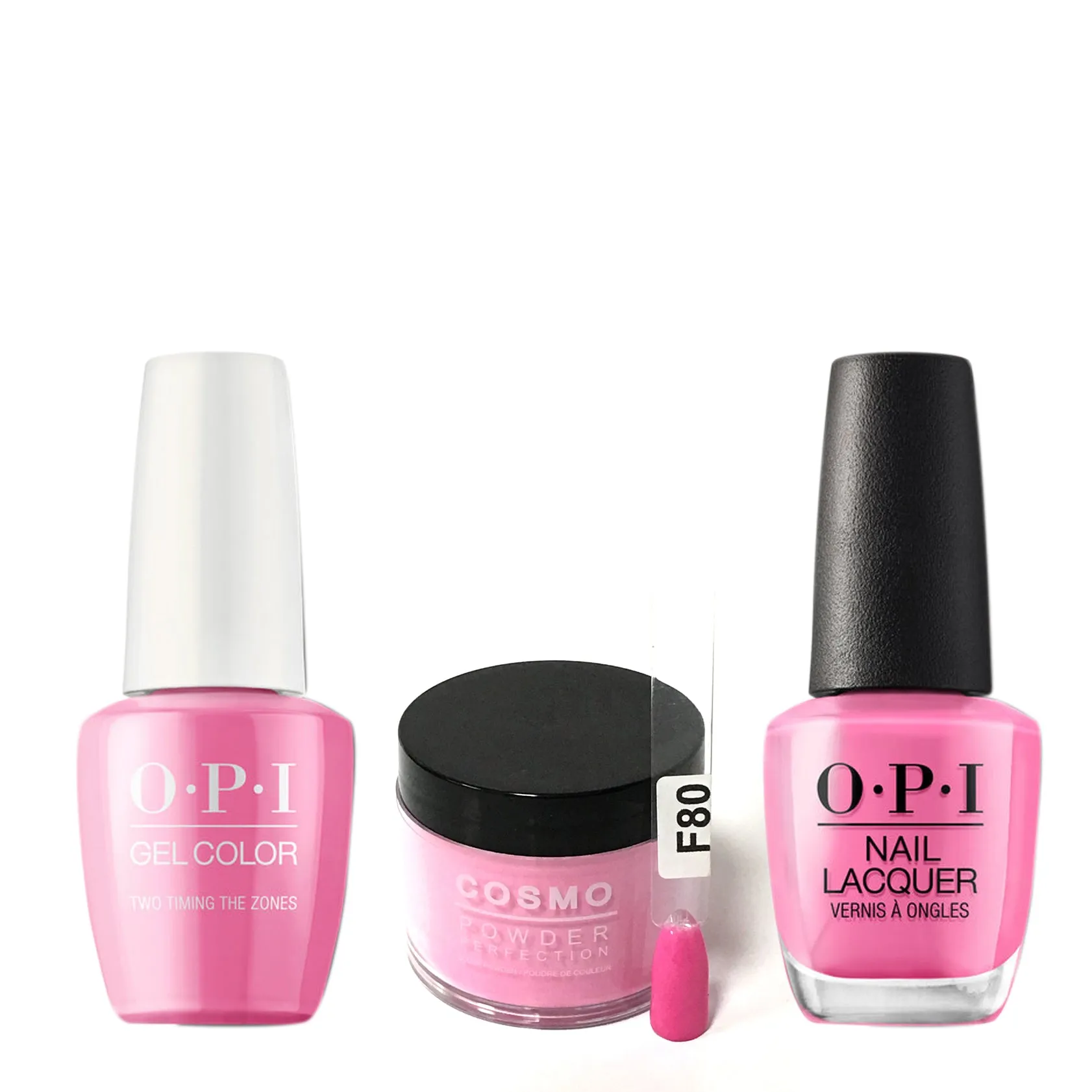 Cosmo 3in1 Dipping Powder   Gel Polish   Nail Lacquer (Matching OPI), 2oz, CF80