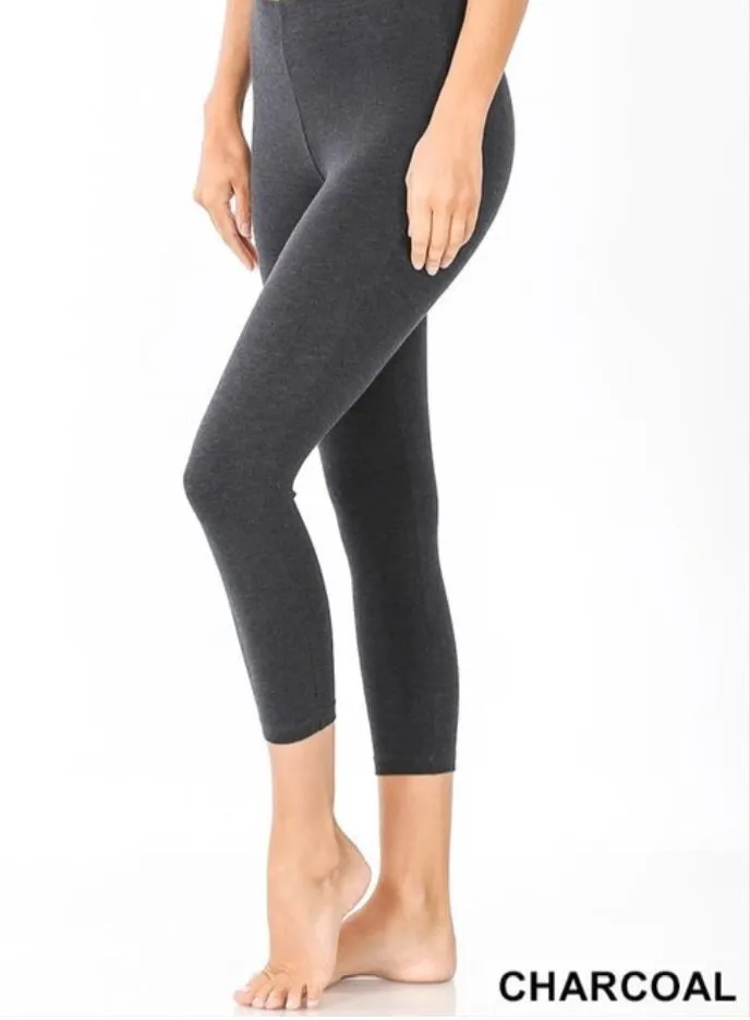 Cotton Leggings Style 1875 in Black