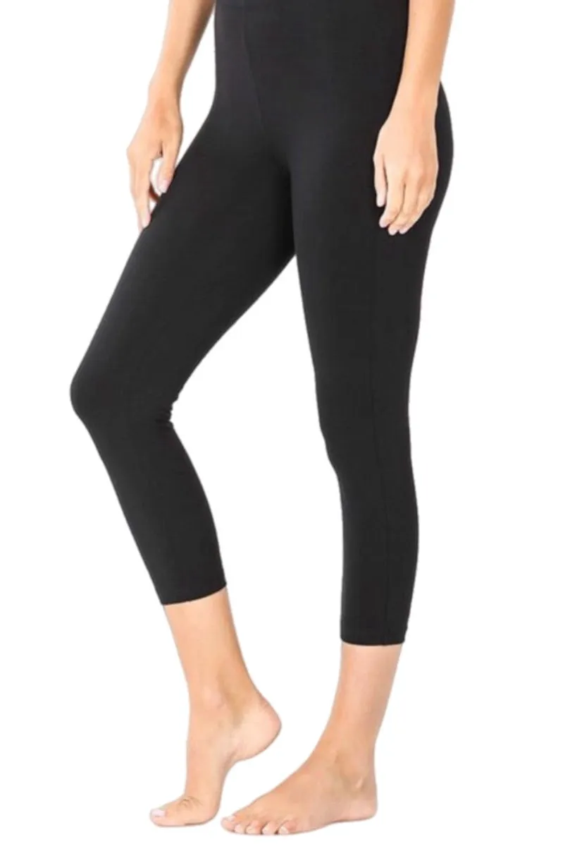 Cotton Leggings Style 1875 in Black