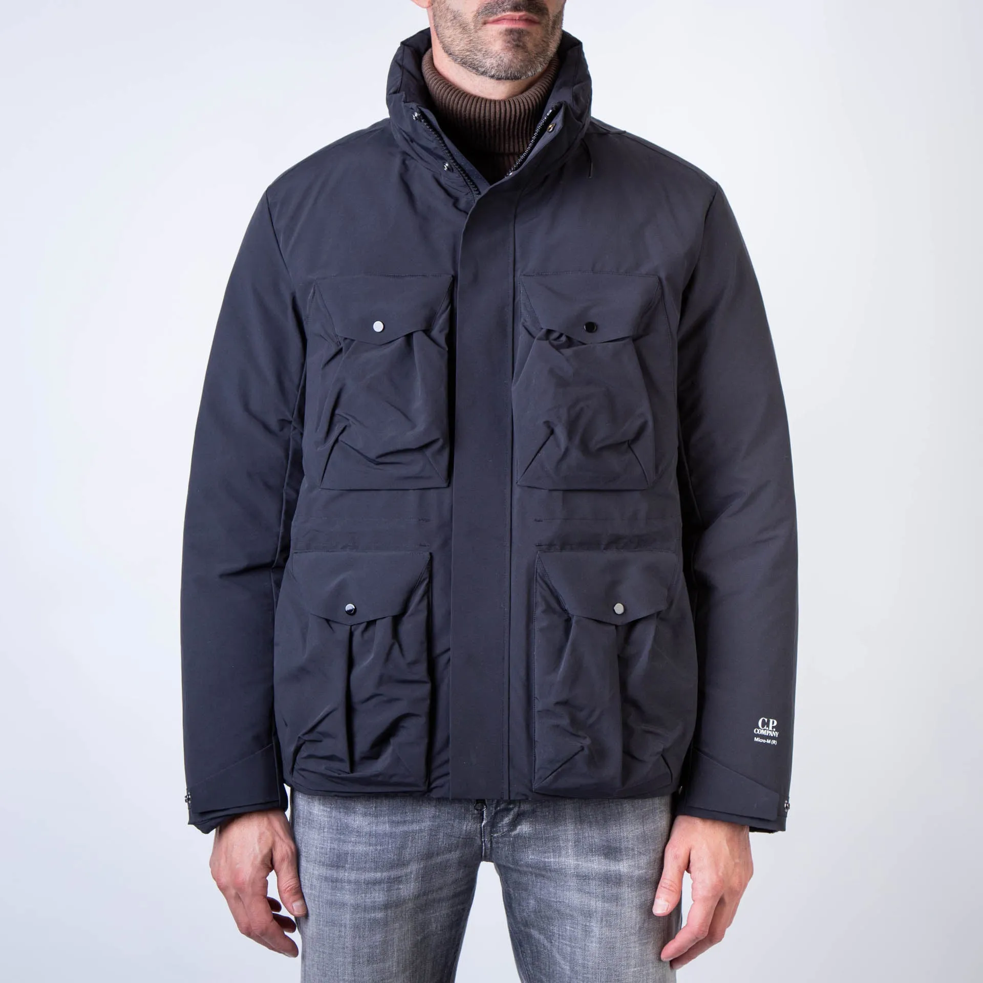 C.P. COMPANY JACKET 17CMOW220A-006355A 999 BLACK