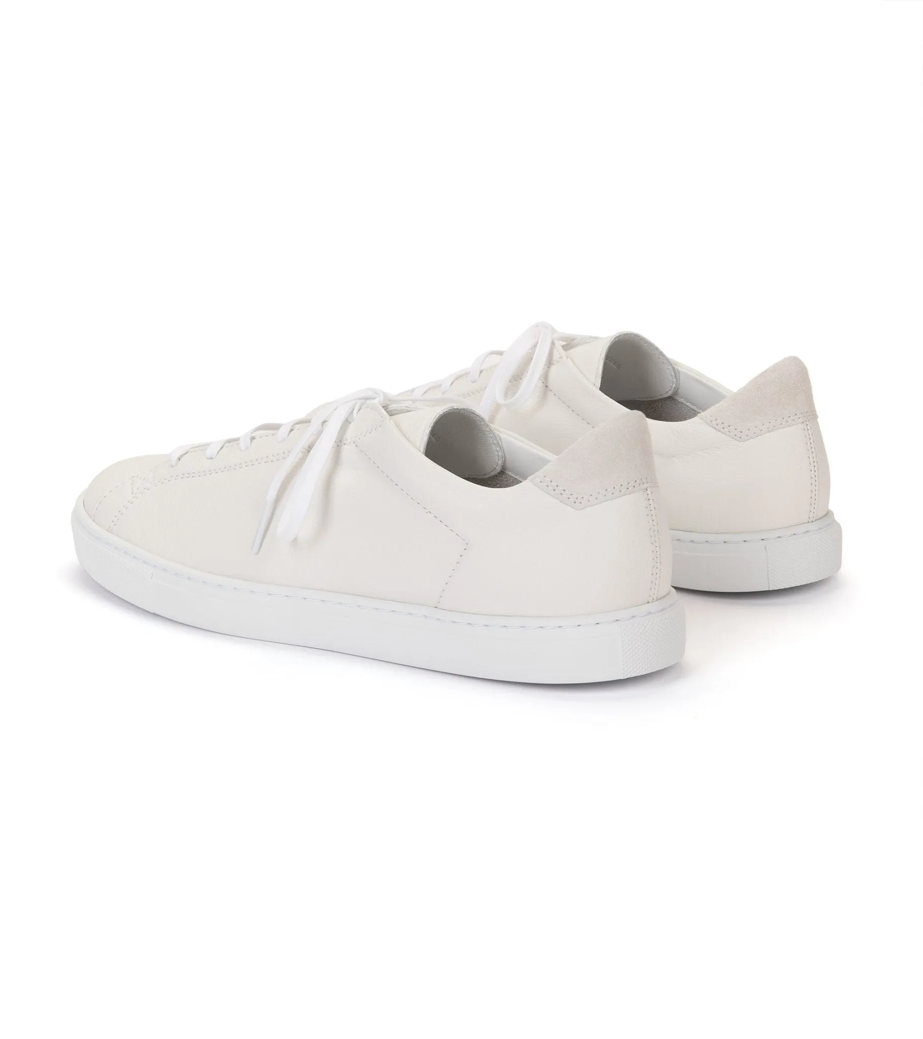 CQP Racquet Leather Sneaker: White