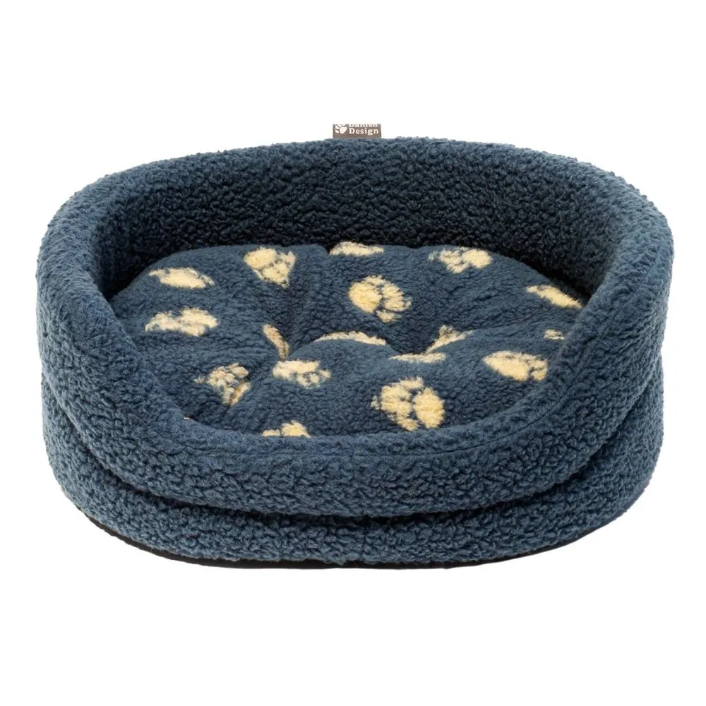 Danish Design Sherpa Fleece Harbour Paw Slumber Bed