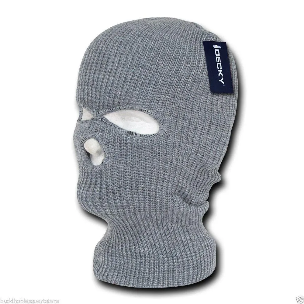 Decky Warm Winter Balaclava 3 Hole Face Masks Beanies Ski Motorcycle Biker Tactical