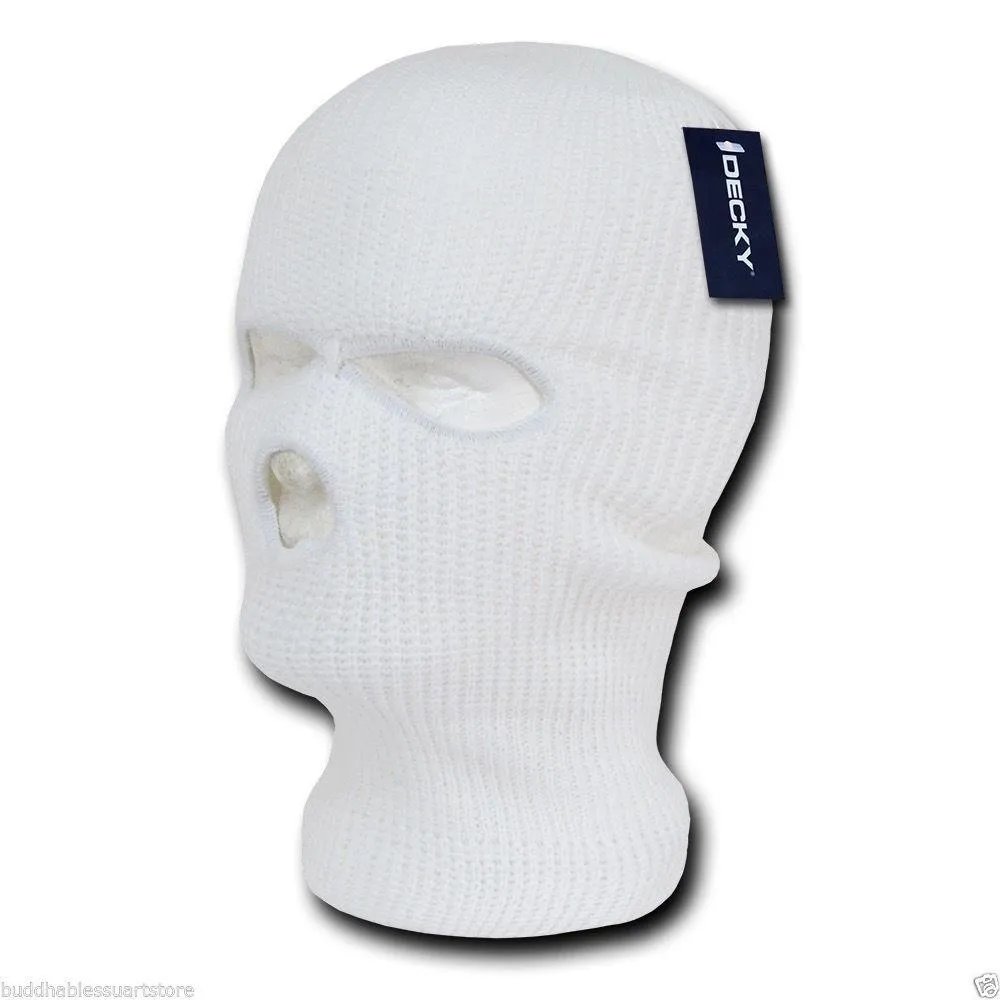 Decky Warm Winter Balaclava 3 Hole Face Masks Beanies Ski Motorcycle Biker Tactical