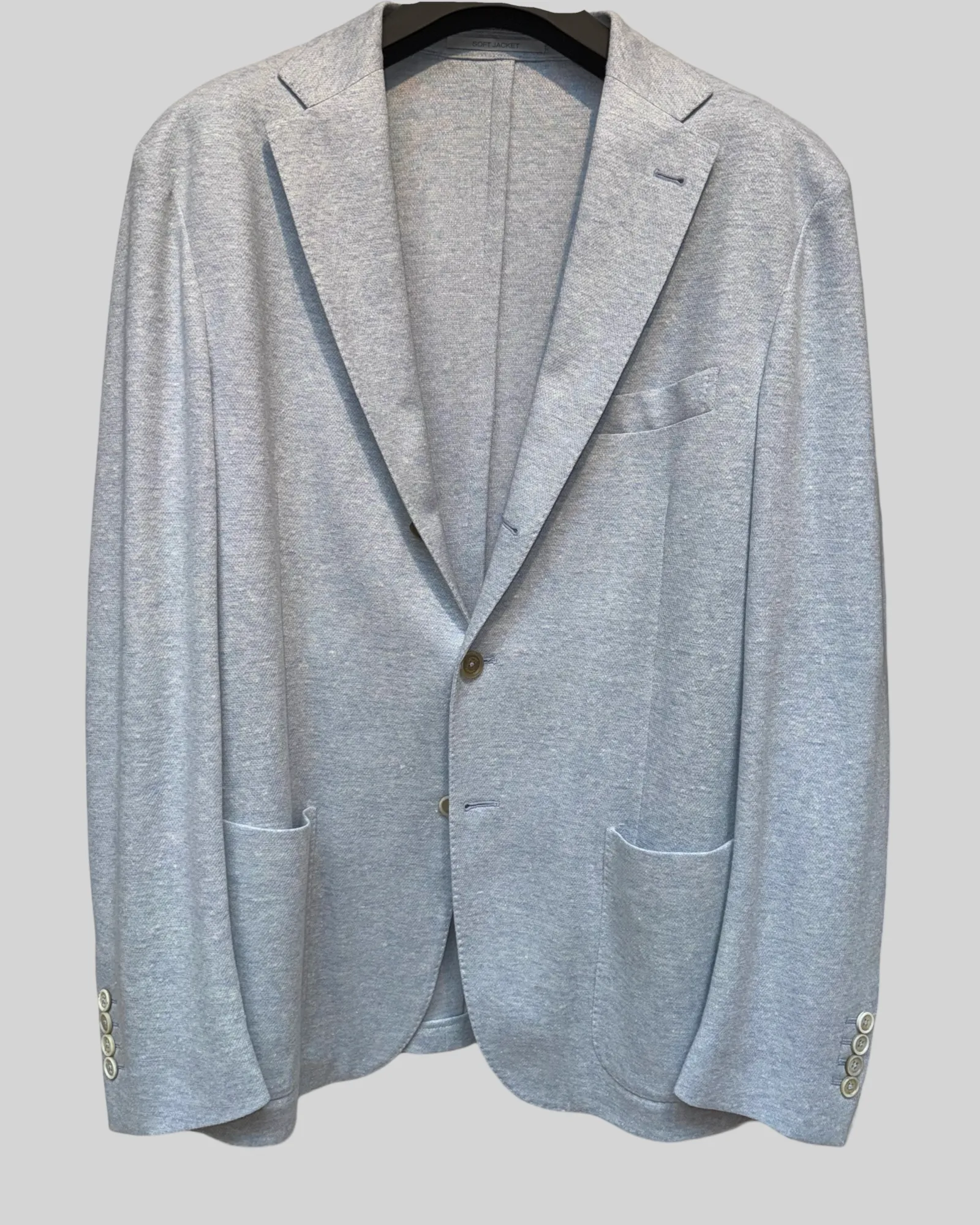 ELEVENTY Baby Blue Soft Jacket