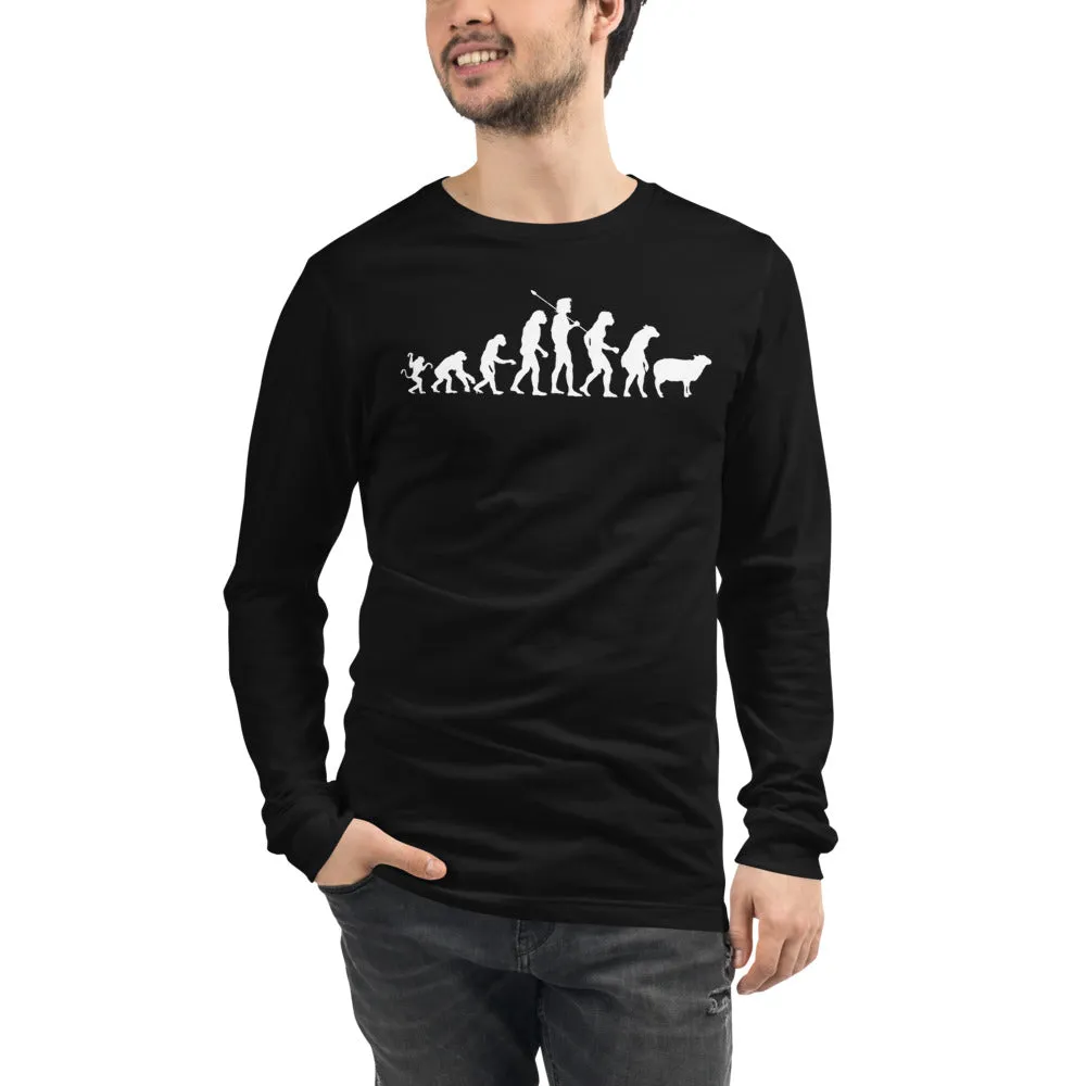 Evolution of Modern Man Unisex Long Sleeve Tee