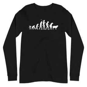 Evolution of Modern Man Unisex Long Sleeve Tee