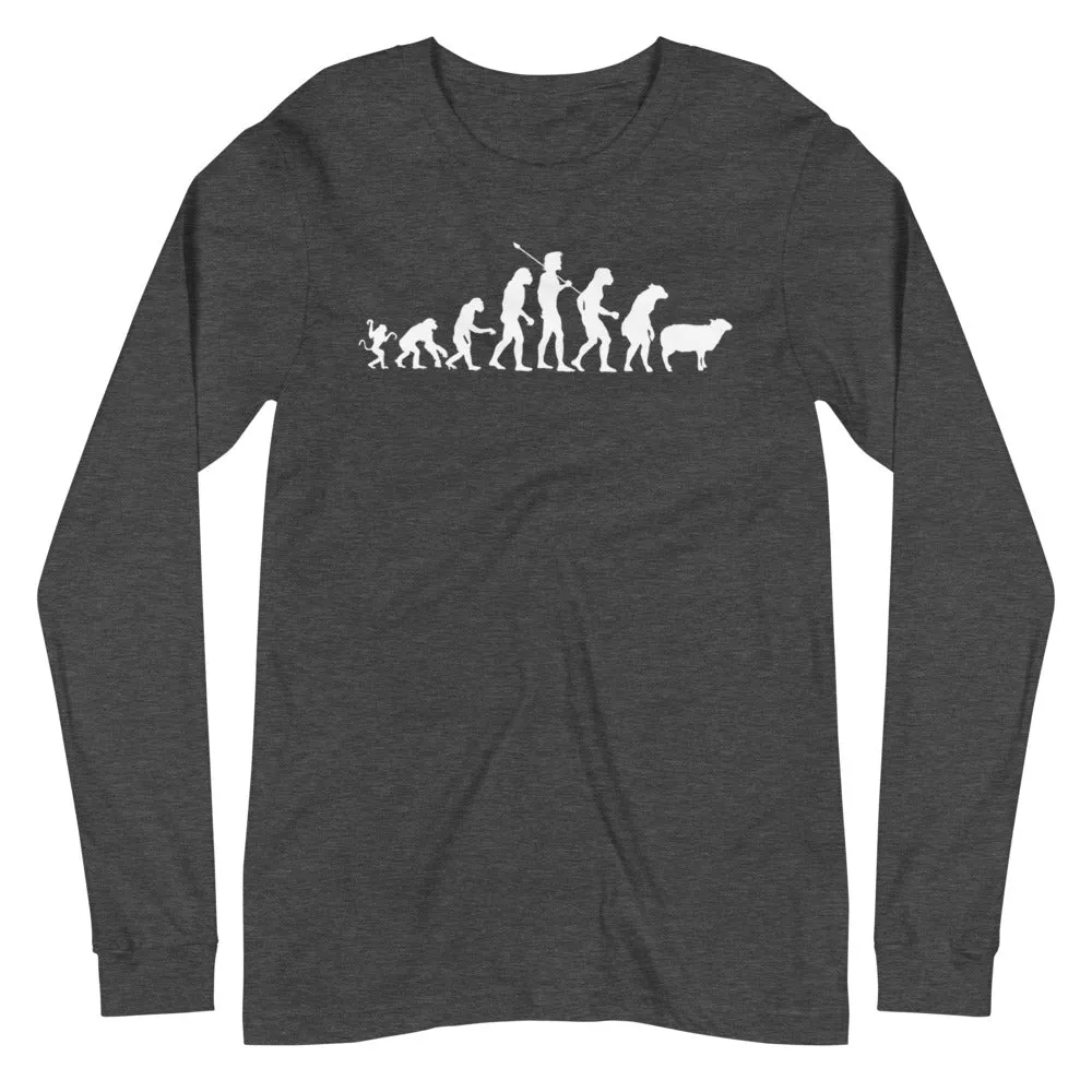 Evolution of Modern Man Unisex Long Sleeve Tee