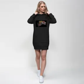 Feathered Raptor Premium Adult Hoodie Dress