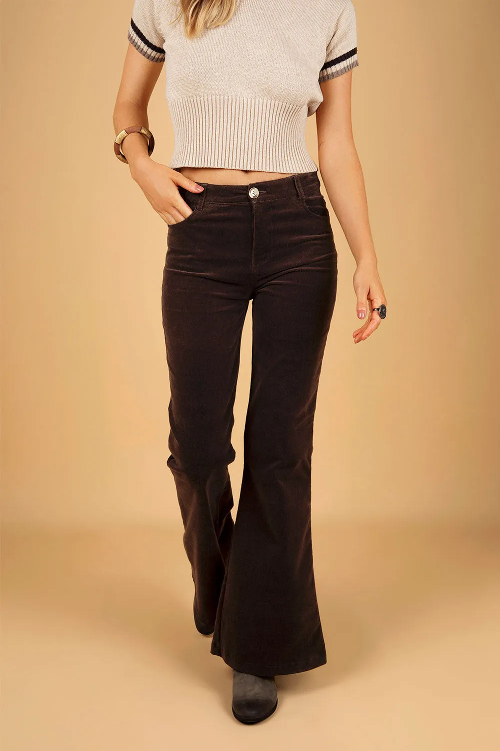 FERRANTE PANTS BROWN