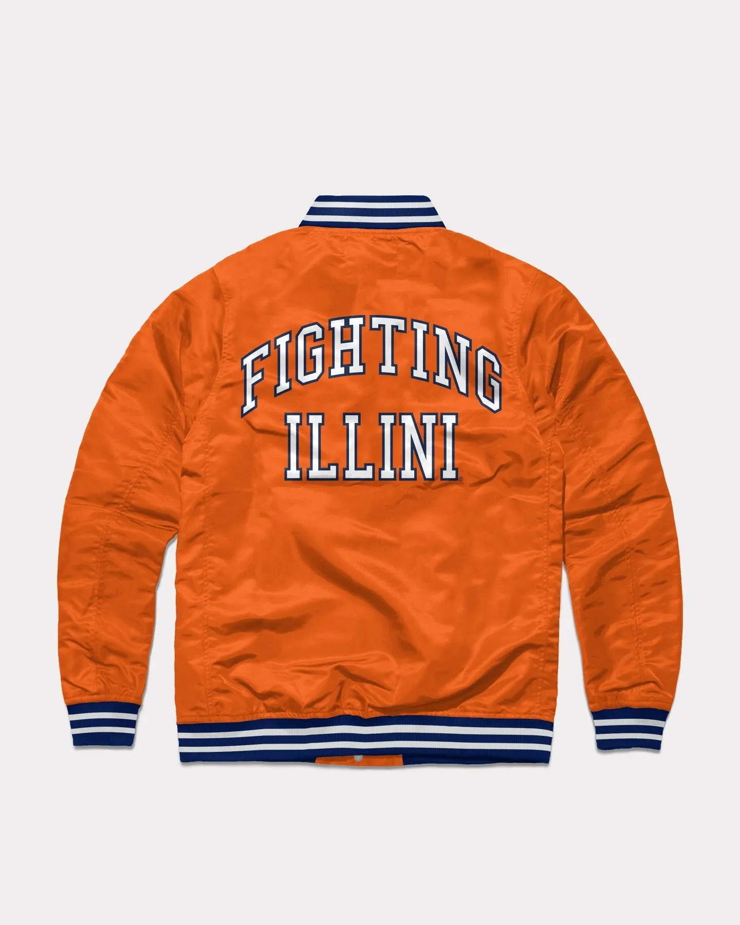 Fighting Illini Orange Varsity Jacket